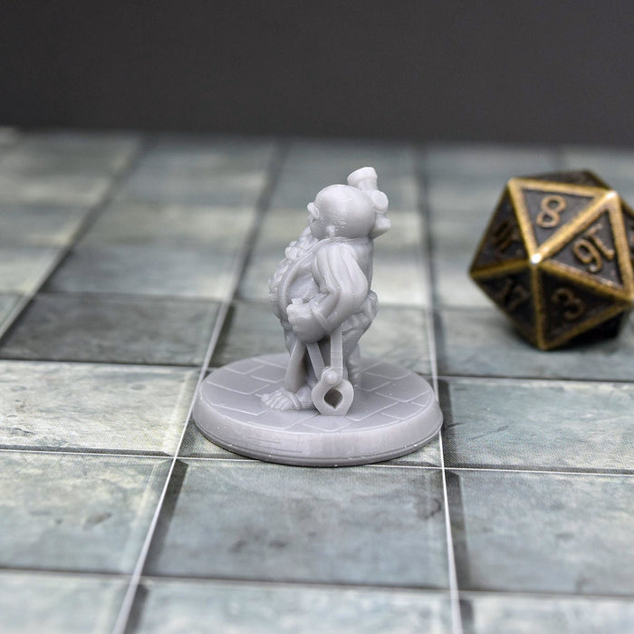 dnd miniature Dwarf Blacksmith for dungeons and slaying dragons in tabletop wargaming.-Miniature-Brite Minis- GriffonCo Shoppe