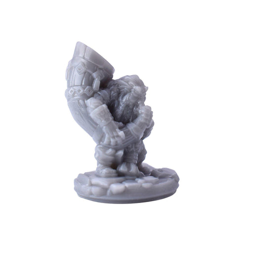 dnd miniature Dwarf Hornblower Tuba for dungeons and slaying dragons in tabletop wargaming.-Miniature-Arbiter- GriffonCo Shoppe