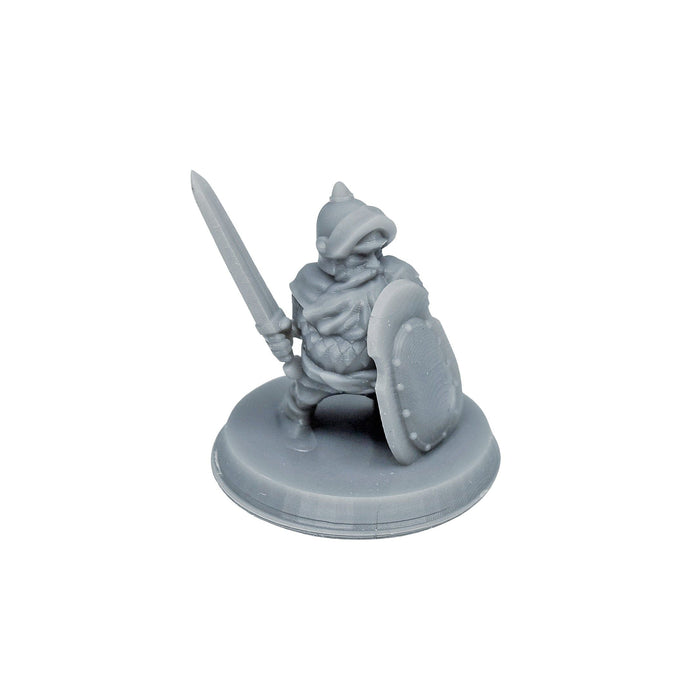 dnd miniature Dwarf with Sword for dungeons and slaying dragons in tabletop wargaming.-Miniature-Brite Minis- GriffonCo Shoppe