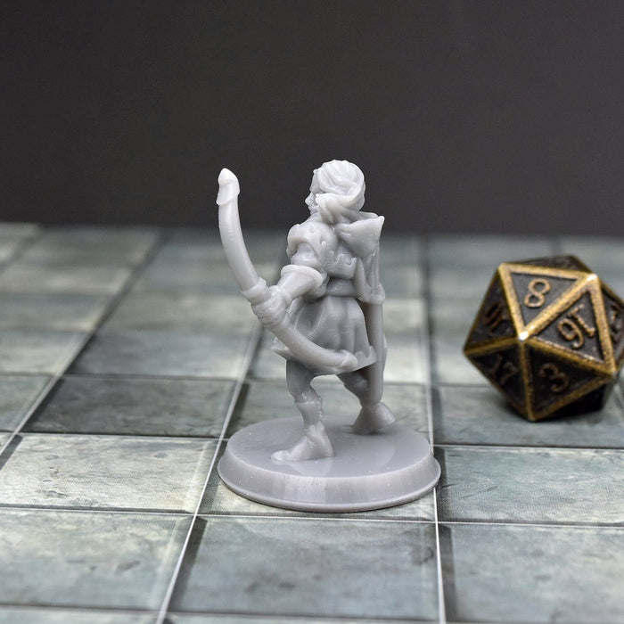 dnd miniature Elf Archer Down for dungeons and slaying dragons in tabletop wargaming.-Miniature-Brite Minis- GriffonCo Shoppe
