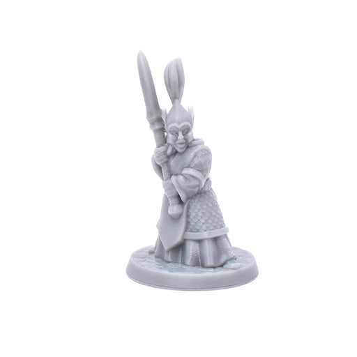 dnd miniature Elf Warrior for dungeons and slaying dragons in tabletop wargaming.-Miniature-Brite Minis- GriffonCo Shoppe
