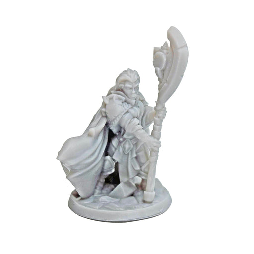 dnd miniature Female Cleric with Axe for dungeons and slaying dragons in tabletop wargaming.-Miniature-Arbiter- GriffonCo Shoppe