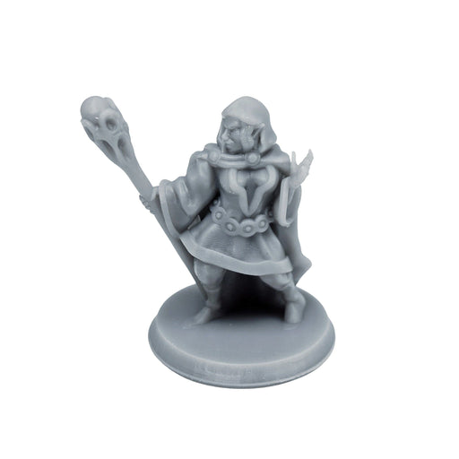 dnd miniature Female Elf Mage for dungeons and slaying dragons in tabletop wargaming.-Miniature-Brite Minis- GriffonCo Shoppe