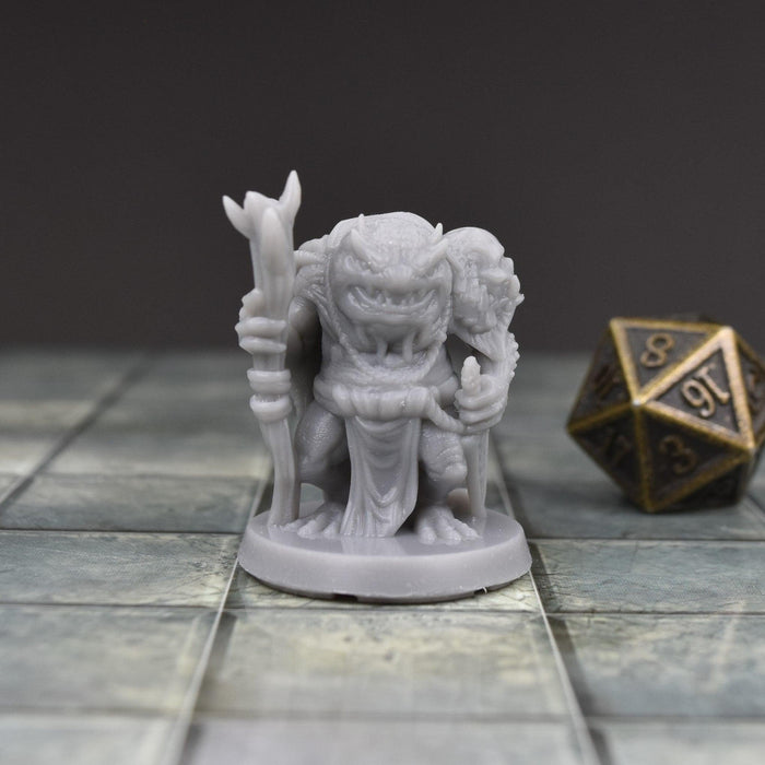 dnd miniature Green Slaad for dungeons and slaying dragons in tabletop wargaming.-Miniature-EC3D- GriffonCo Shoppe