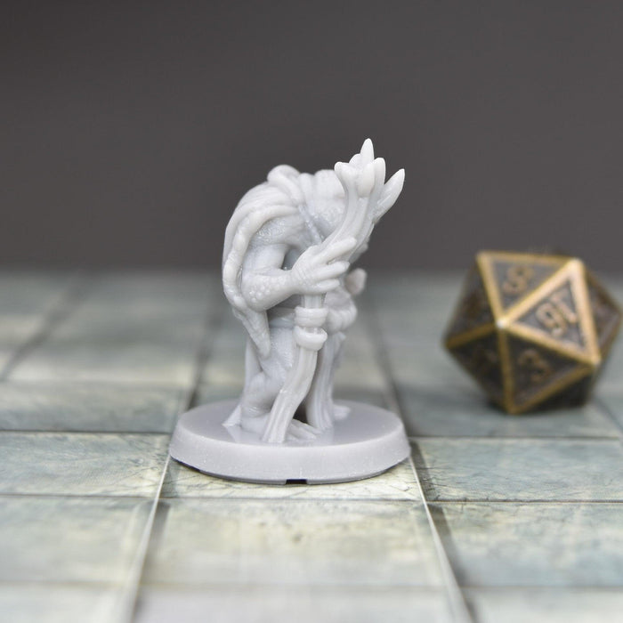dnd miniature Green Slaad for dungeons and slaying dragons in tabletop wargaming.-Miniature-EC3D- GriffonCo Shoppe