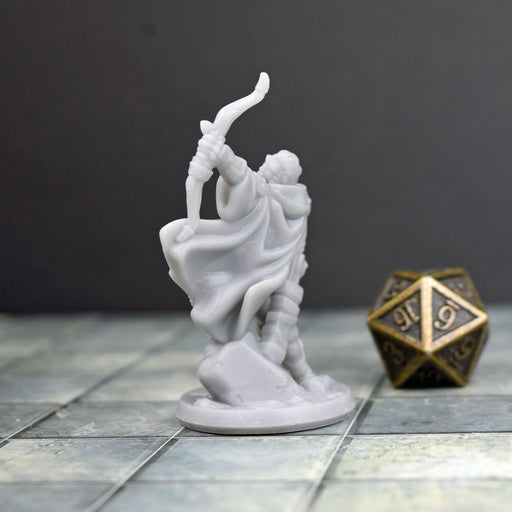 dnd miniature Human Ranger for dungeons and slaying dragons in tabletop wargaming.-Miniature-Arbiter- GriffonCo Shoppe