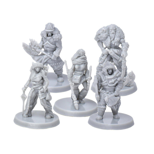 dnd miniature Ice Tribe for dungeons and slaying dragons in tabletop wargaming.-Miniature-EC3D- GriffonCo Shoppe