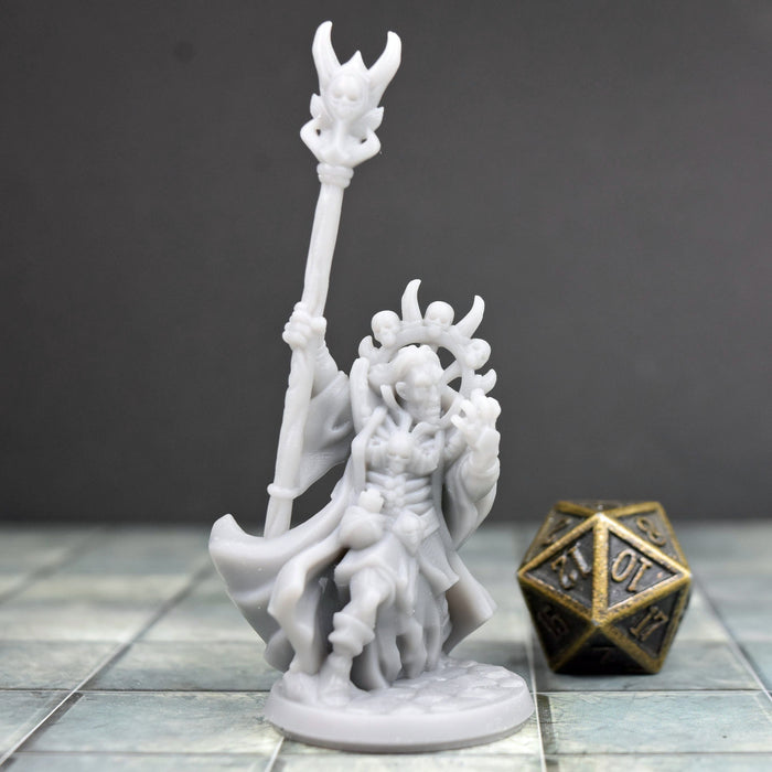 dnd miniature Necromancer for dungeons and slaying dragons in tabletop wargaming.-Miniature-Arbiter- GriffonCo Shoppe