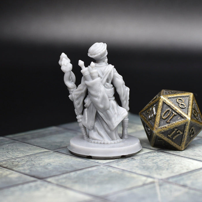 dnd miniature Vizier for dungeons and slaying dragons in tabletop wargaming.-Miniature-EC3D- GriffonCo Shoppe