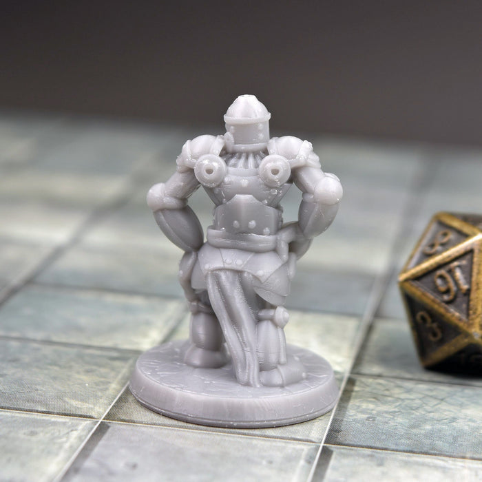 dnd miniature Warforged for dungeons and slaying dragons in tabletop wargaming.-Miniature-Brite Minis- GriffonCo Shoppe