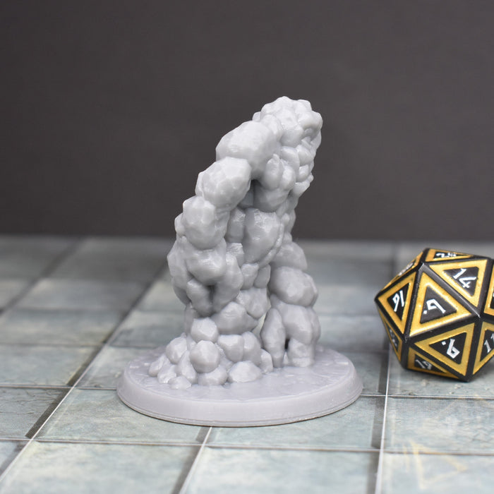 dnd miniature figure Earth elemental is 3D printed and unpainted-Miniature-Brite Minis- GriffonCo Shoppe