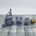 dnd steampunk Wheeled Engine and Small Boilers dnd terrain pieces-Scatter Terrain-EC3D- GriffonCo Shoppe