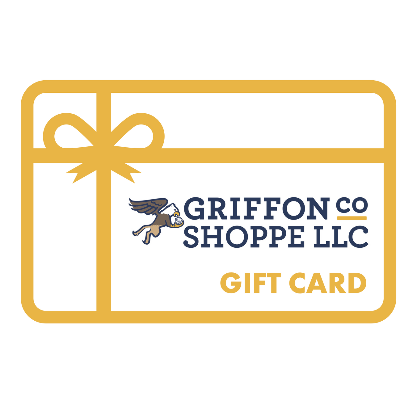 Gift Cards - GriffonCo 3D Printed Miniatures & Gifts